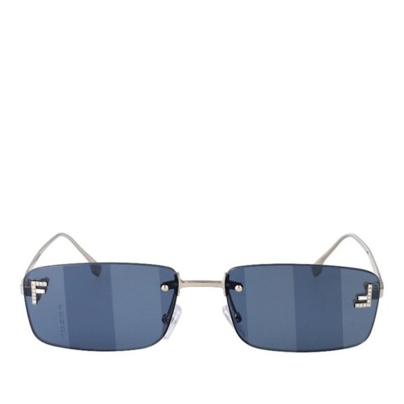 NEW FENDI SQUARE BLUE SUNGLASSES, FE4172US 16X - Picture 1 of 6